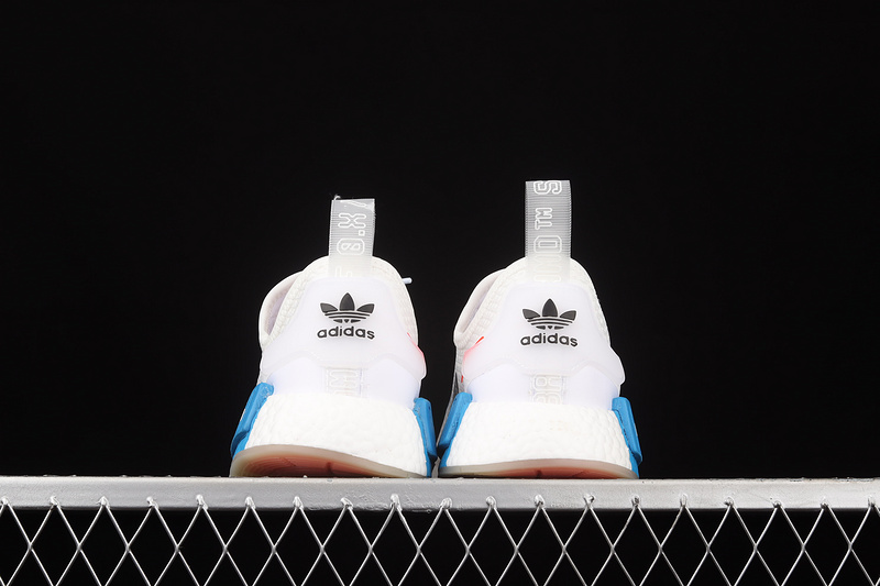 Nmd_R1 Spectoo Shoes Footwear White/Solar Red/Shock Blue 27