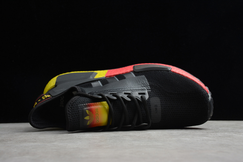 Nmd R1 Shoes Core Black/Red-Yellow 7