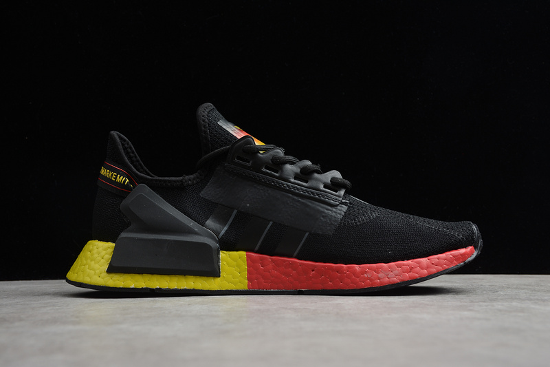 Nmd R1 Shoes Core Black/Red-Yellow 9