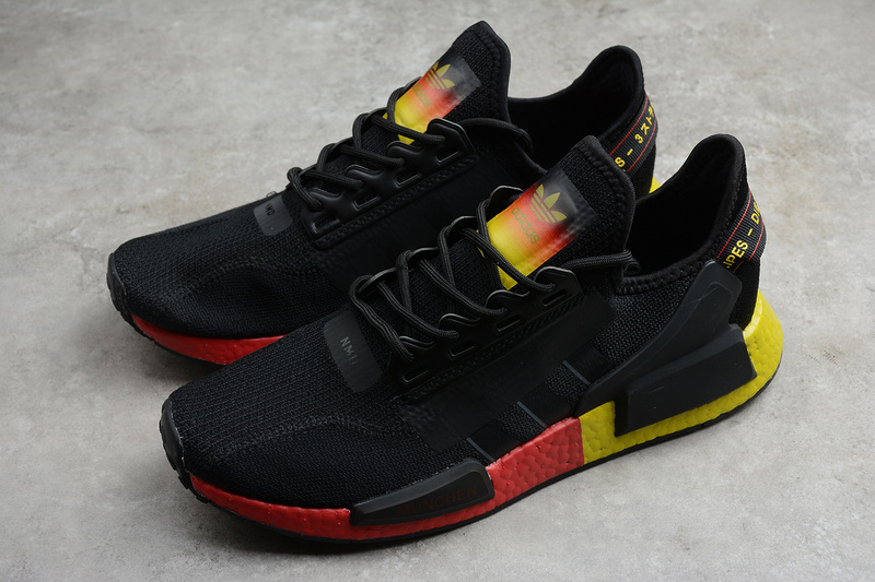 Nmd R1 Shoes Core Black/Red-Yellow 11