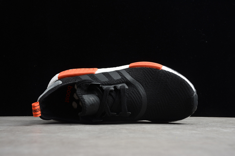 Nmd_R1 Core Black/Cloud White/Orange 11