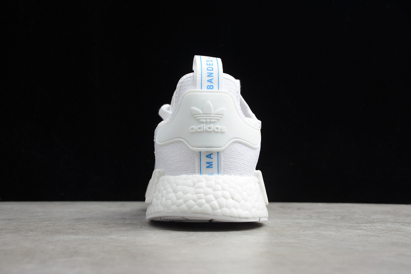 Nmd R1 Shoes White/Yellow/Blue/Red 27