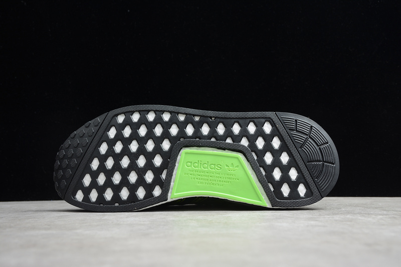 Nmd_R1 Shoes Core Black/Core Black/Signal Green 3