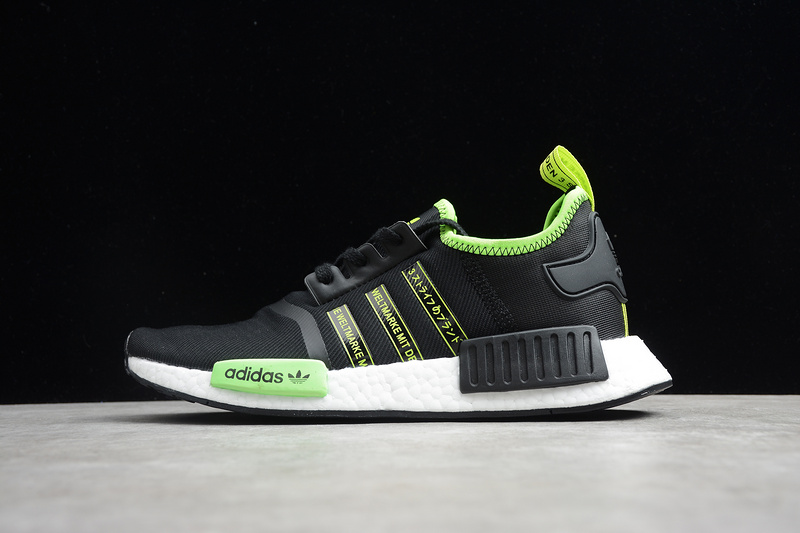 Nmd_R1 Shoes Core Black/Core Black/Signal Green 13