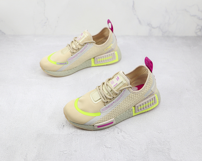 Nmd_R1 Spectoo Shoes Aluminum/Hi-Res Yellow/Vivid Pink 9