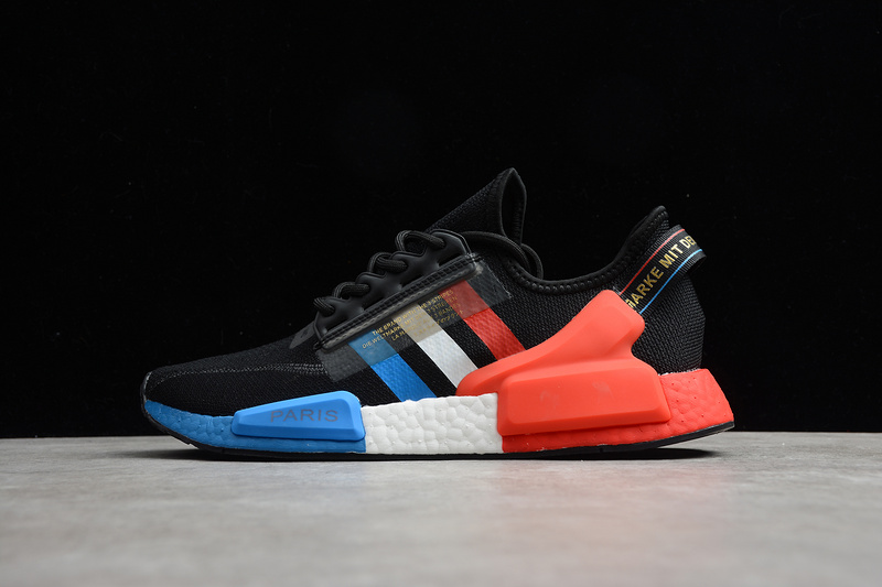 Nmd R1 V2 Paris Core Black/Cloud White-Blue 11