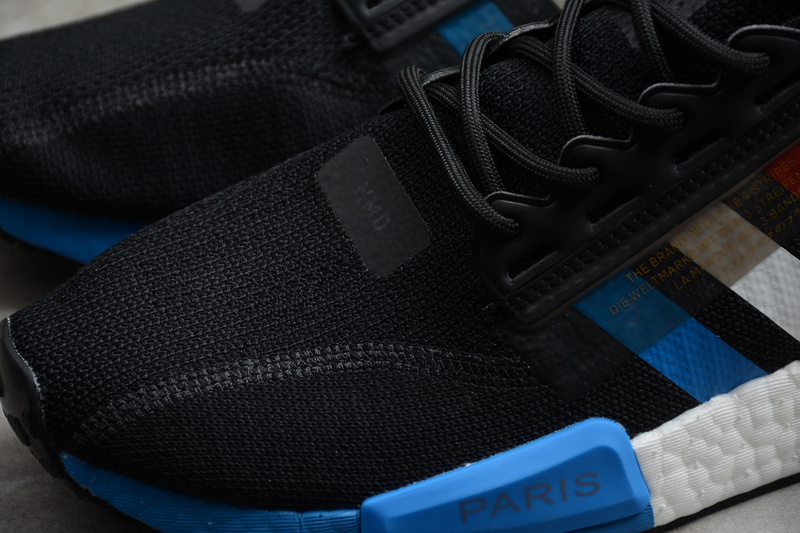 Nmd R1 V2 Paris Core Black/Cloud White-Blue 19