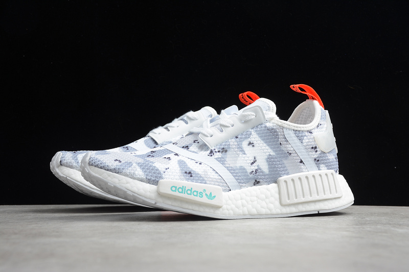 Nmd_R1 Shoes Cloud White/Cloud White/Solar Red 11