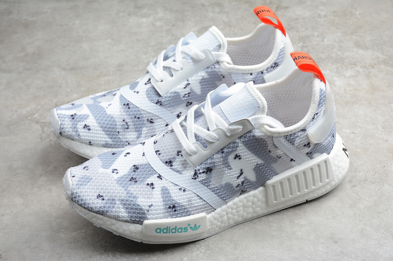 Nmd_R1 Shoes Cloud White/Cloud White/Solar Red 13