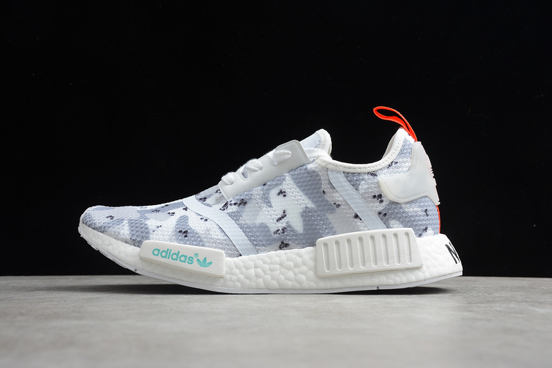 Nmd_R1 Shoes Cloud White/Cloud White/Solar Red 17