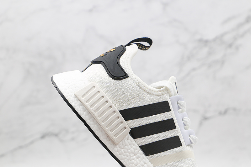 Nmd_R1 Shoes Cloud White/Core Black/Gold Metallic 3