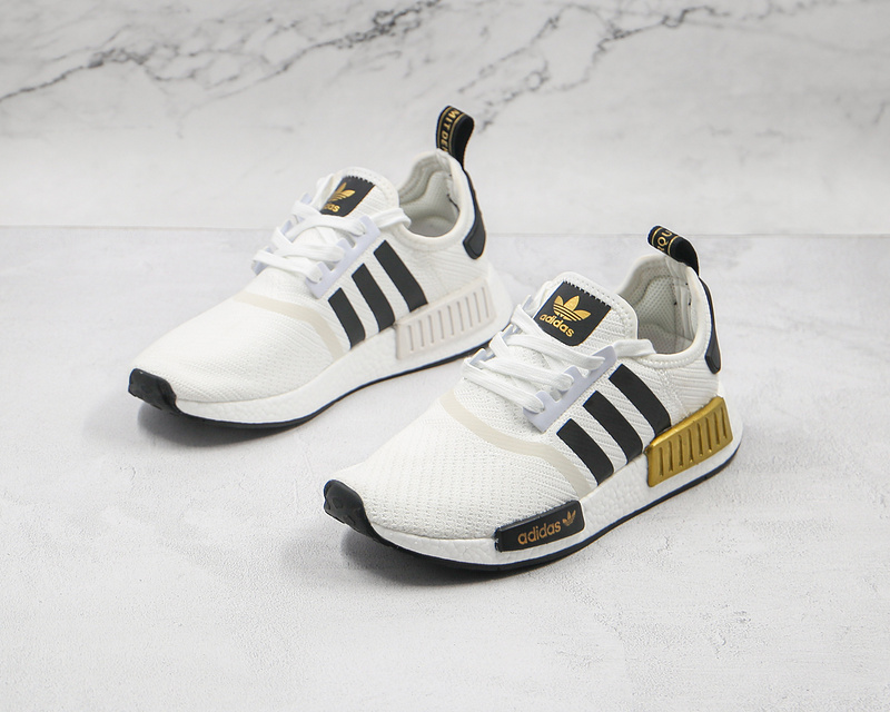 Nmd_R1 Shoes Cloud White/Core Black/Gold Metallic 5