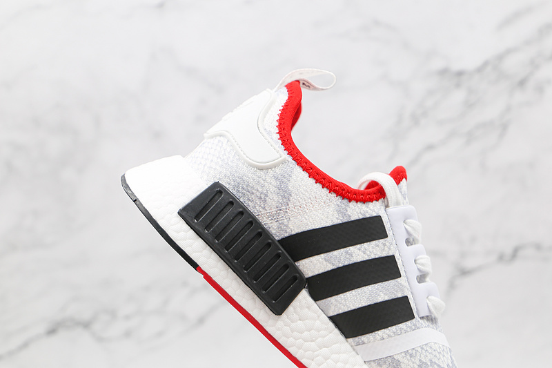 Nmd_R1 Shoes Footwear White/Core Black/Scarlet 3