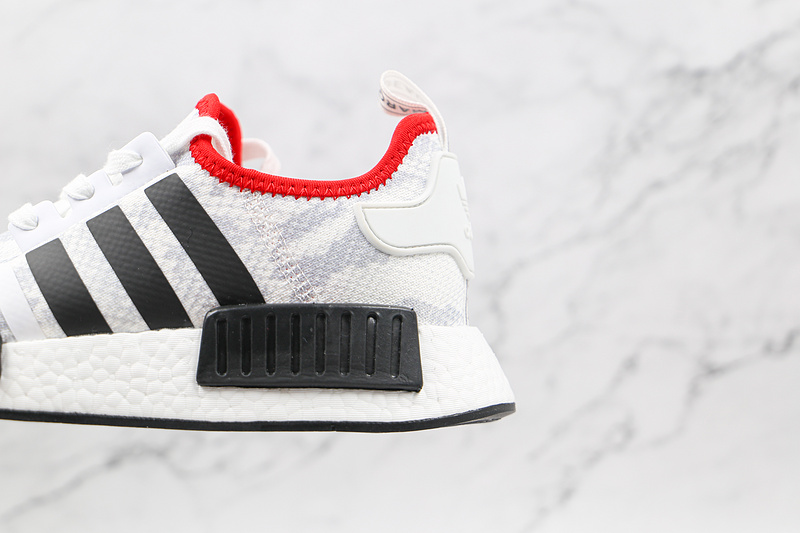 Nmd_R1 Shoes Footwear White/Core Black/Scarlet 5