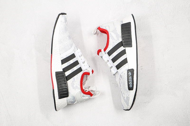 Nmd_R1 Shoes Footwear White/Core Black/Scarlet 9