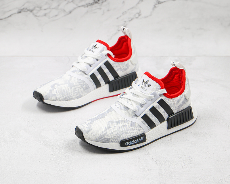 Nmd_R1 Shoes Footwear White/Core Black/Scarlet 11