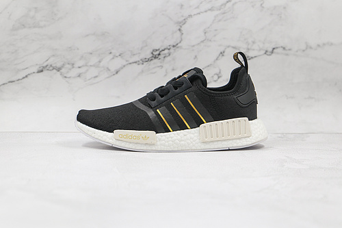 Nmd_R1 Shoes Core Black/Gold Metallic/Crystal White 3