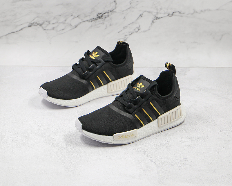 Nmd_R1 Shoes Core Black/Gold Metallic/Crystal White 5