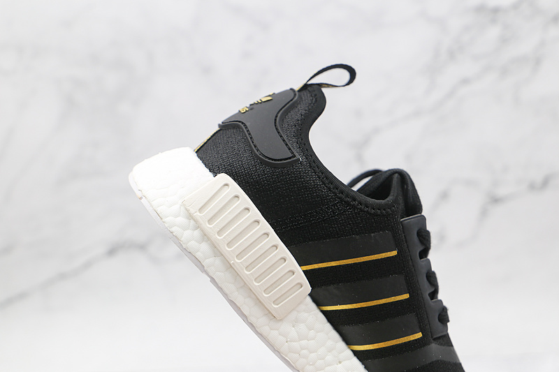 Nmd_R1 Shoes Core Black/Gold Metallic/Crystal White 9