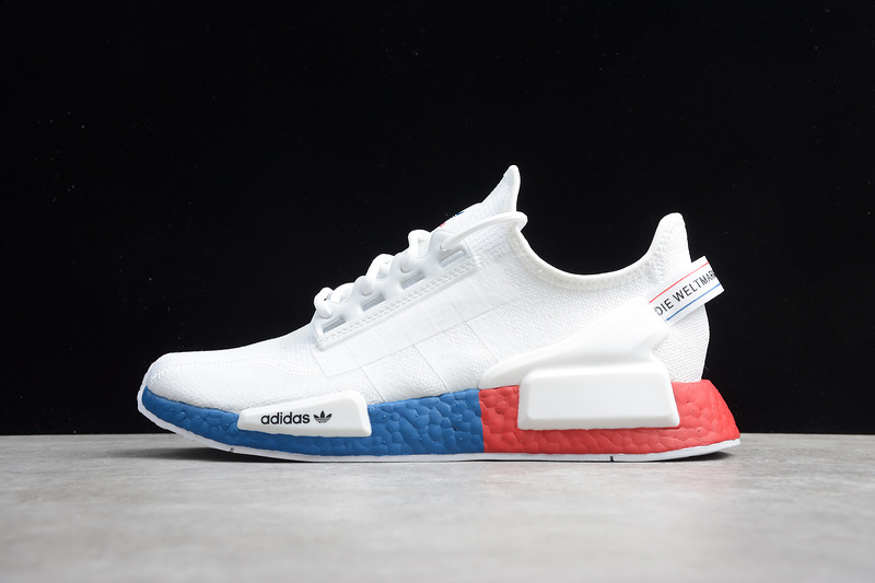 Nmd_R1 V2 Shoes Cloud White/Crystal White/Lush Red 19