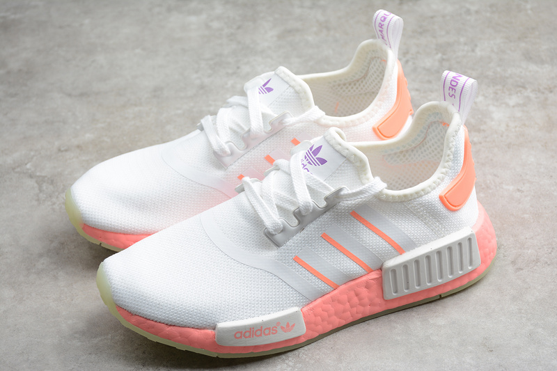 Nmd_R1 Shoes Cloud White/Semi Flash Red/Signal Pink 7