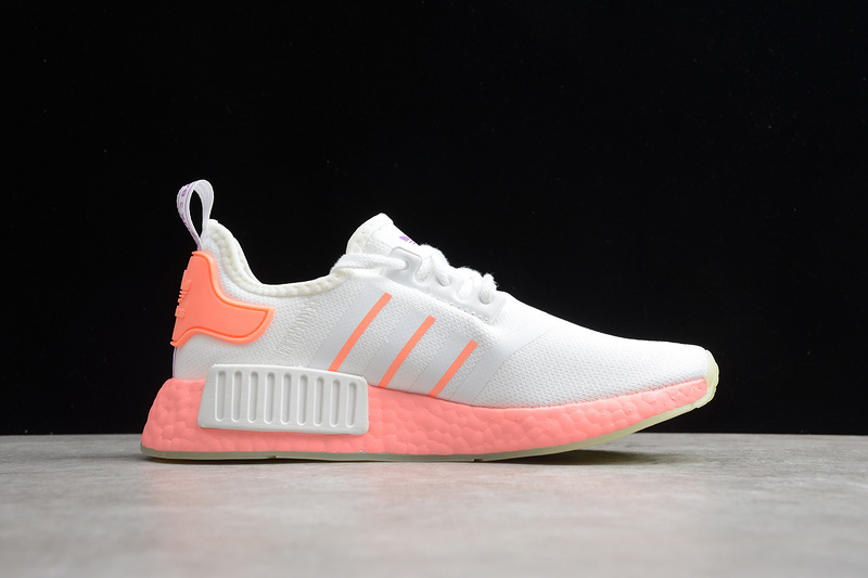 Nmd_R1 Shoes Cloud White/Semi Flash Red/Signal Pink 25