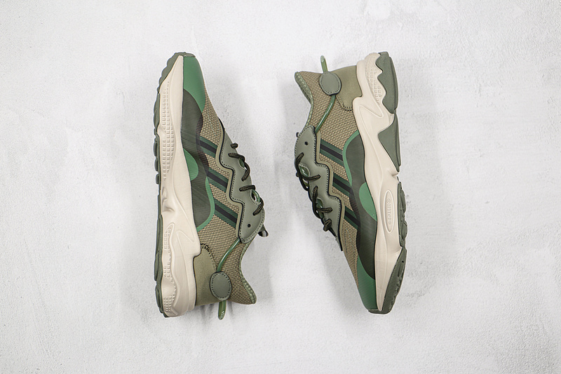 Ozweego Shoes Legacy Green/Core Black/Beige 5