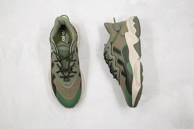 Ozweego Shoes Legacy Green/Core Black/Beige 9