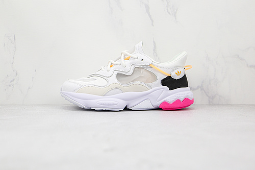 Ozweego Lite Shoes Cloud White/Cloud White/Hazy Orange 11