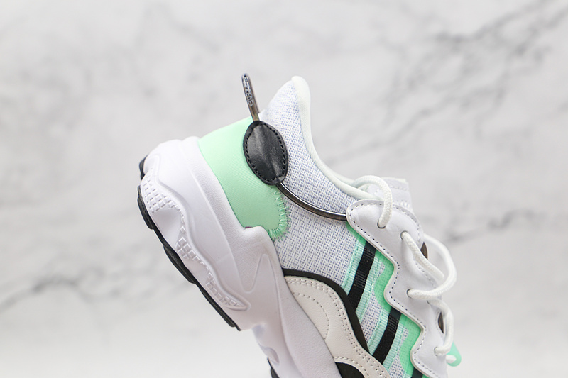 Ozweego Shoes Cloud White/Frozen Green/Core Black 15