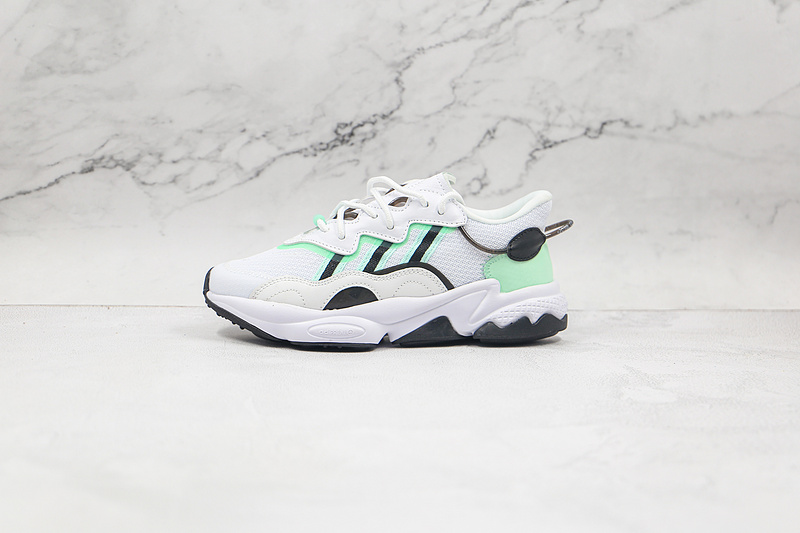 Ozweego Shoes Cloud White/Frozen Green/Core Black 19