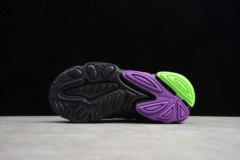 Ozweego Shoes Core Black/Green/Purple 9