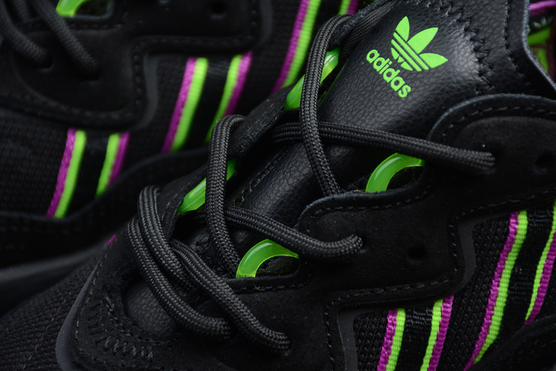 Ozweego Shoes Core Black/Green/Purple 11