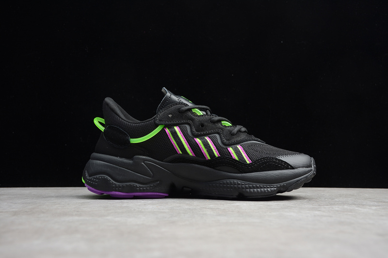 Ozweego Shoes Core Black/Green/Purple 31