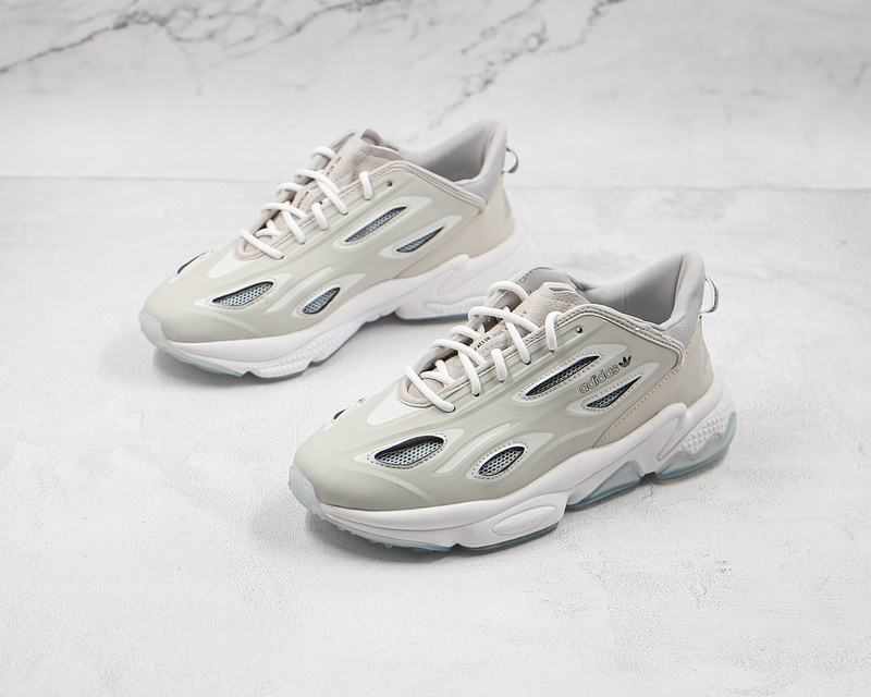 Ozweego Celox Shoes Grey One/Cloud White/Halo Blue 19