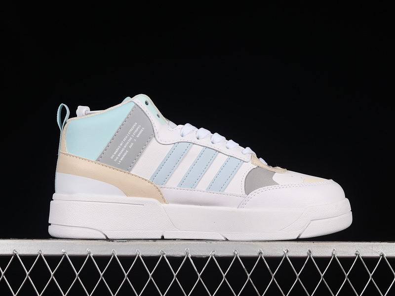 Post Up Skate Shoes Cloud White/Sky Blue/Beige 15