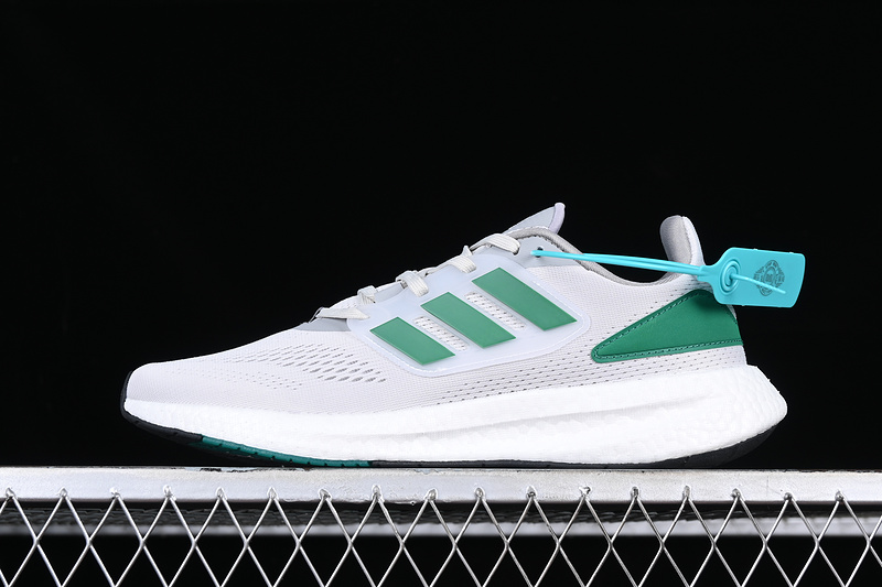 Adidas Pureboost 22 Green/Grey/White 17