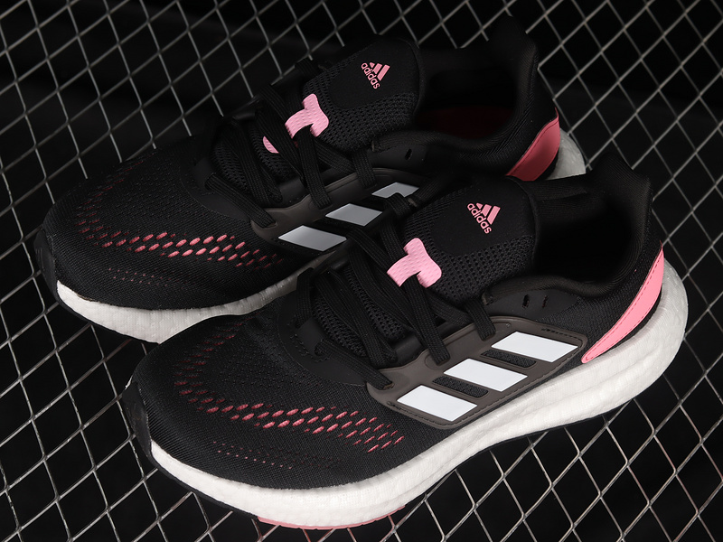 Pureboost 22 Shoes Core Black/Cloud White/Pink 9