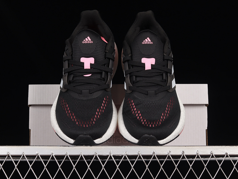 Pureboost 22 Shoes Core Black/Cloud White/Pink 17