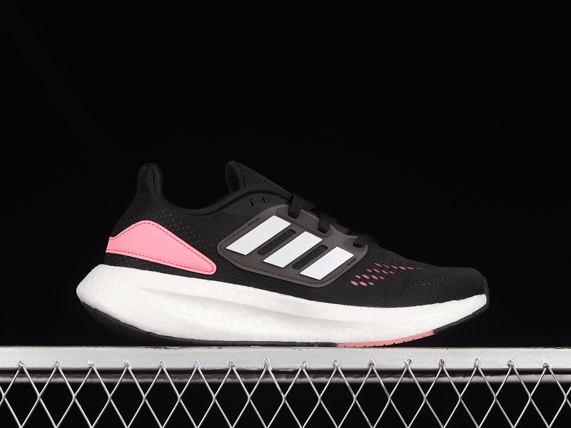 Pureboost 22 Shoes Core Black/Cloud White/Pink 21