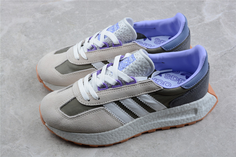 Retropy E5 Shoes Light Grey/Grey/Purple-White 13