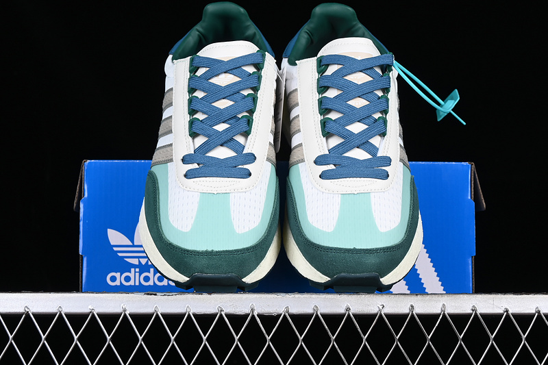 Adidas Retropy E5 White/Grey/Blue/Green 13