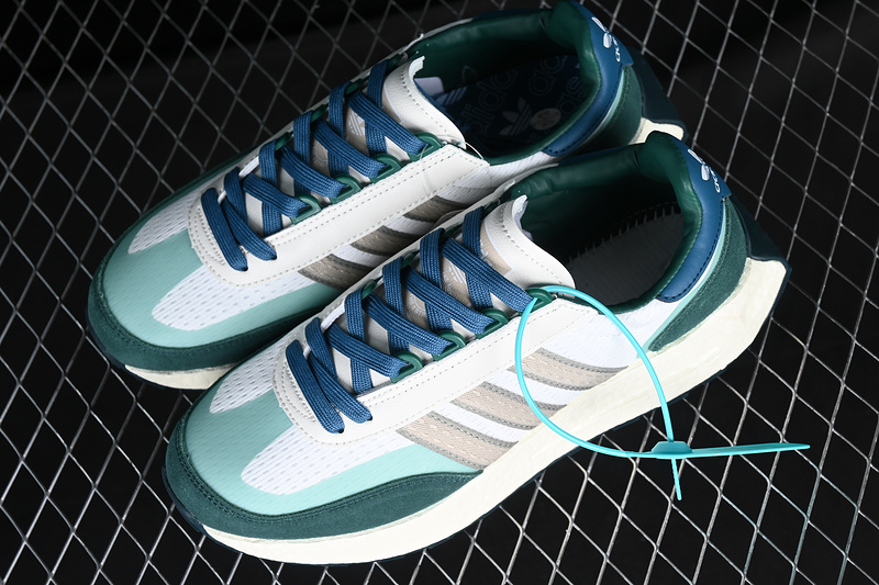 Adidas Retropy E5 White/Grey/Blue/Green 25