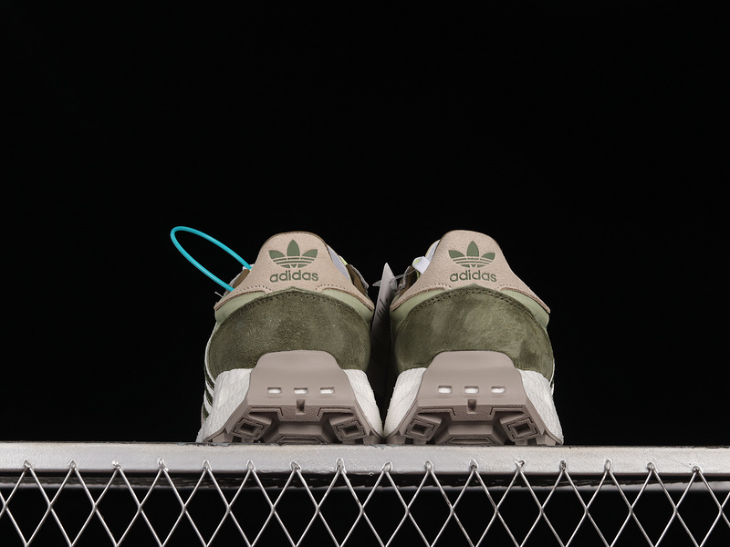 Retropy E5 Shoes Dark Green/Cloud White/Grey 29