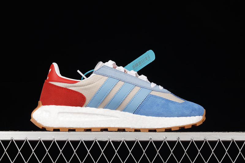 Retropy E5 Shoes Cloud White/Light Blue/Red 7