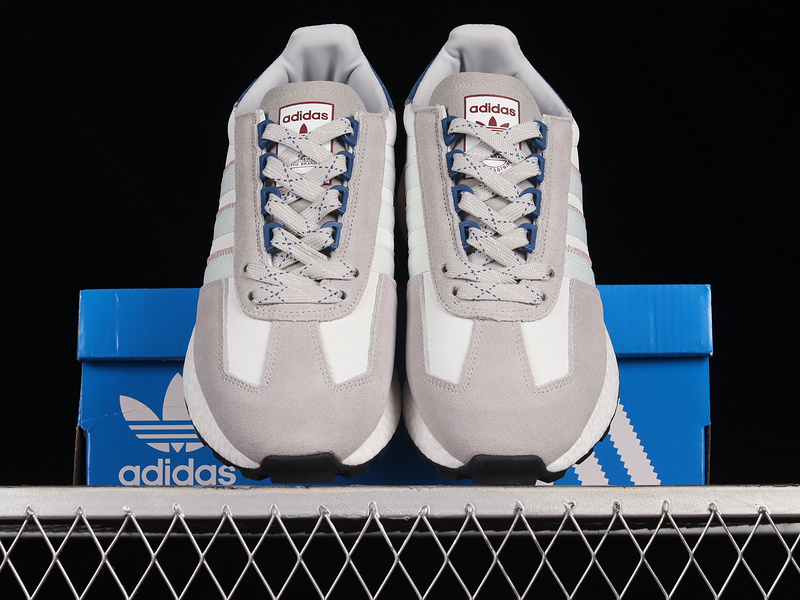 Retropy E5 Shoes Cloud White/Light Grey/Blue-Pink 5