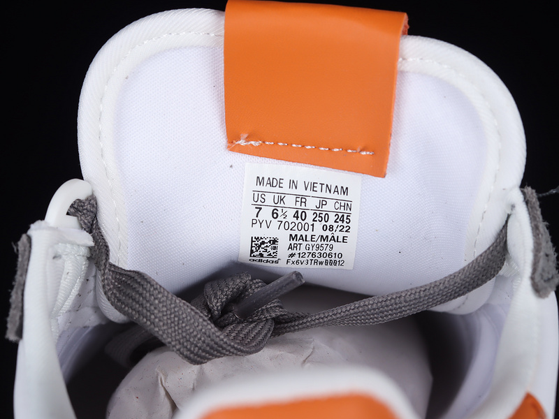 Retropy E5 Shoes Dash Grey/Cloud White/Semi Impact Orange 19