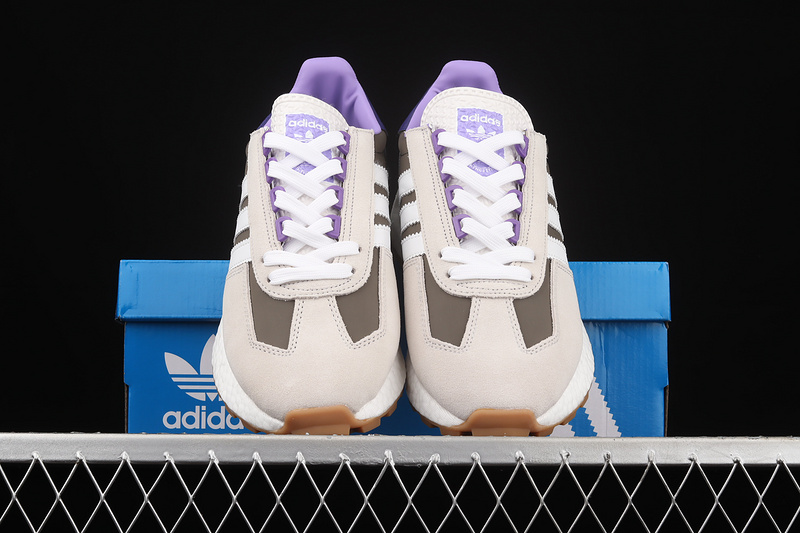 Retropy E5 Shoes Beige/Grey/Purple 3