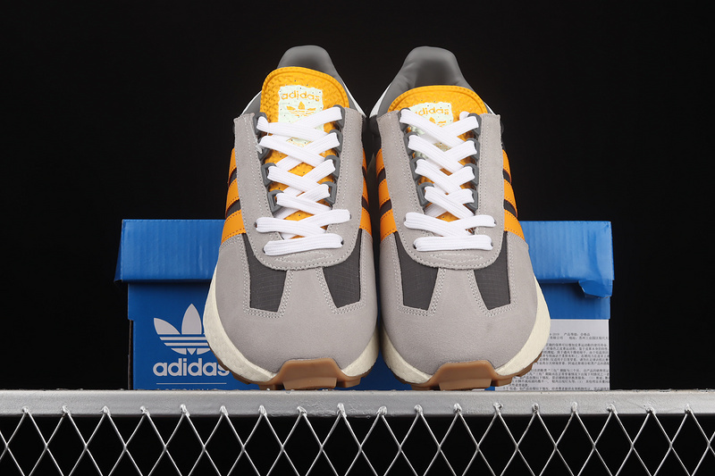 Retropy E5 Shoes Grey Three/Acid Orange/Grey Two 31