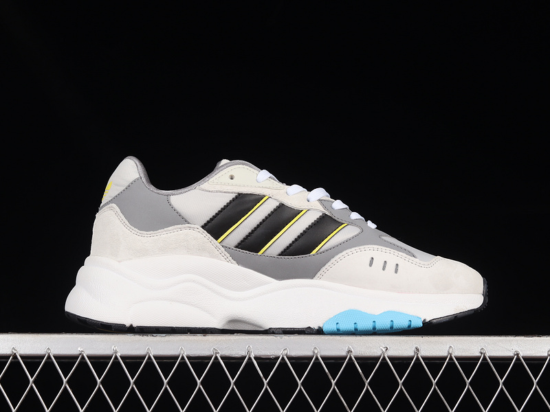 Retropy F90 Shoes Cloud White/Black/Yellow 23